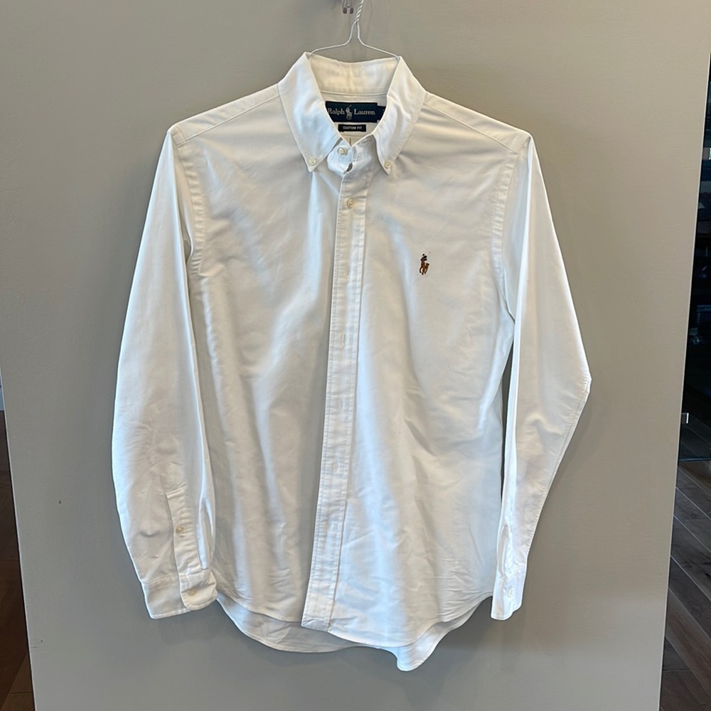 Ralph Lauren white button down.